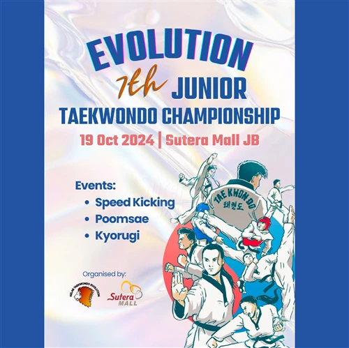 <div class='event-date'>19 Oct 2024</div><div class='event-title'><h4>Evolution Junior Taekwondo  Club Championship</h4></div>